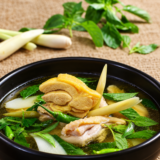 Lẩu gà lá é 1 người
