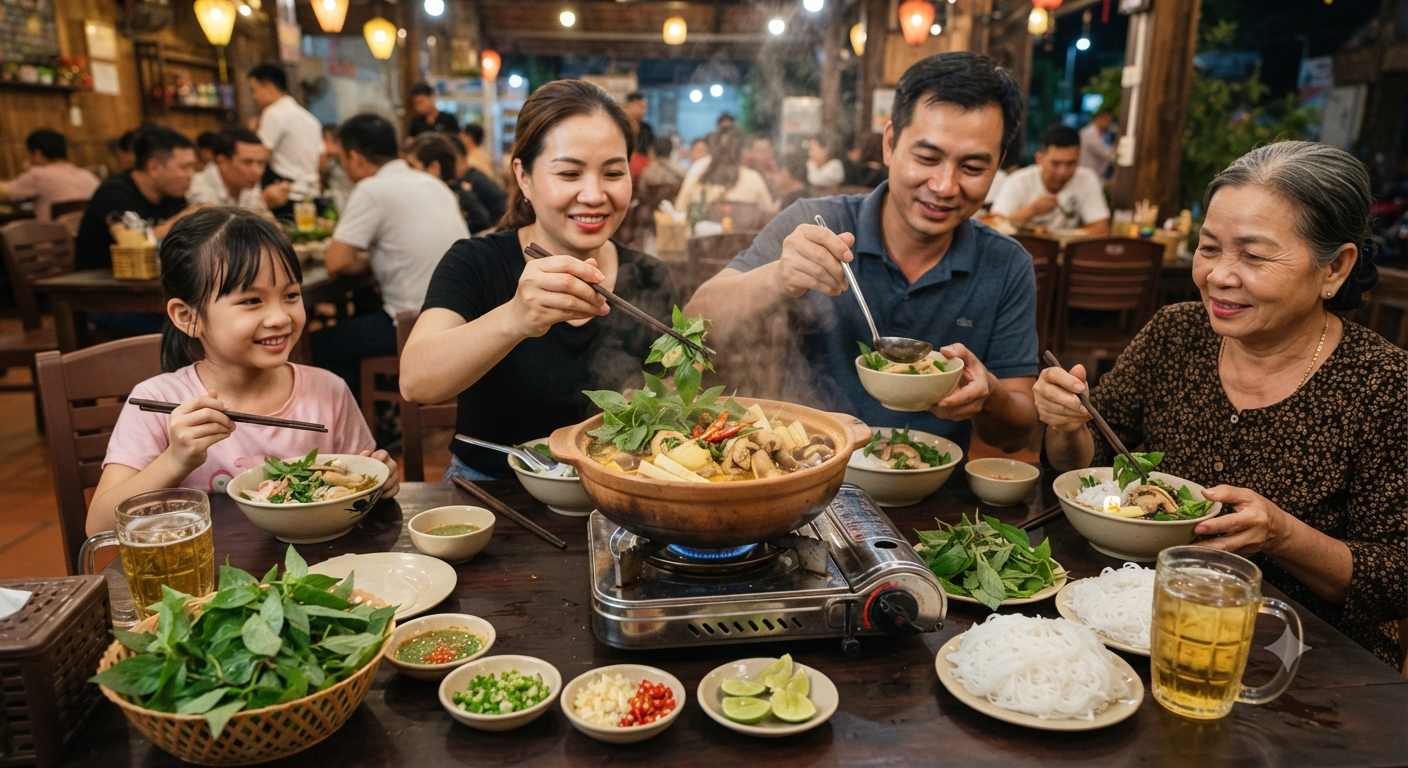Tại sao lẩu gà lá é lại được lòng thực khách Bảo Lộc?